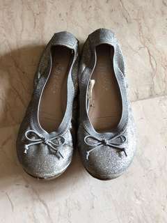 Next ballet shoes silver size 11
