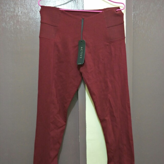 Active Usa Cotton Highwaist Pants Women S Fashion Clothes Pants