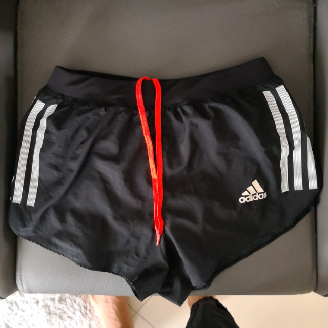 adidas split running shorts