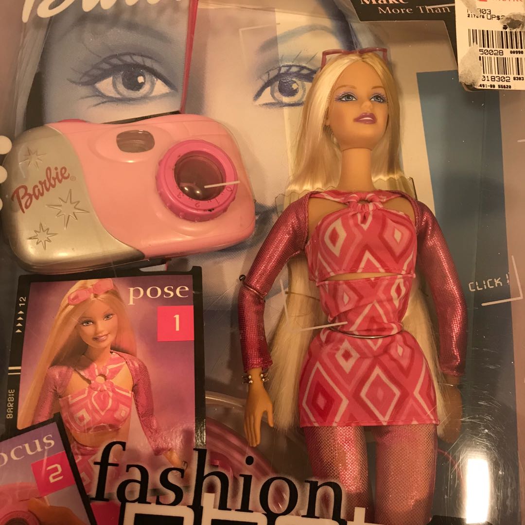 barbie photo fashion camera doll