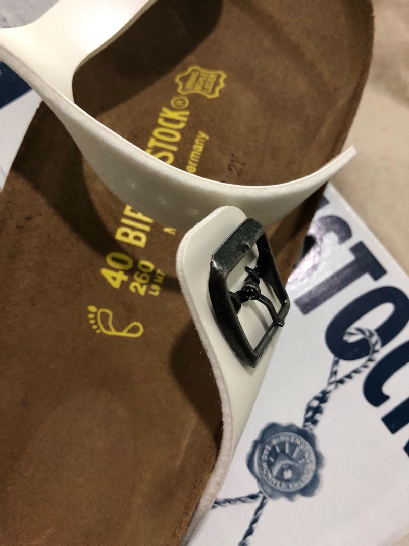 Gizeh pearl white birkenstock discount