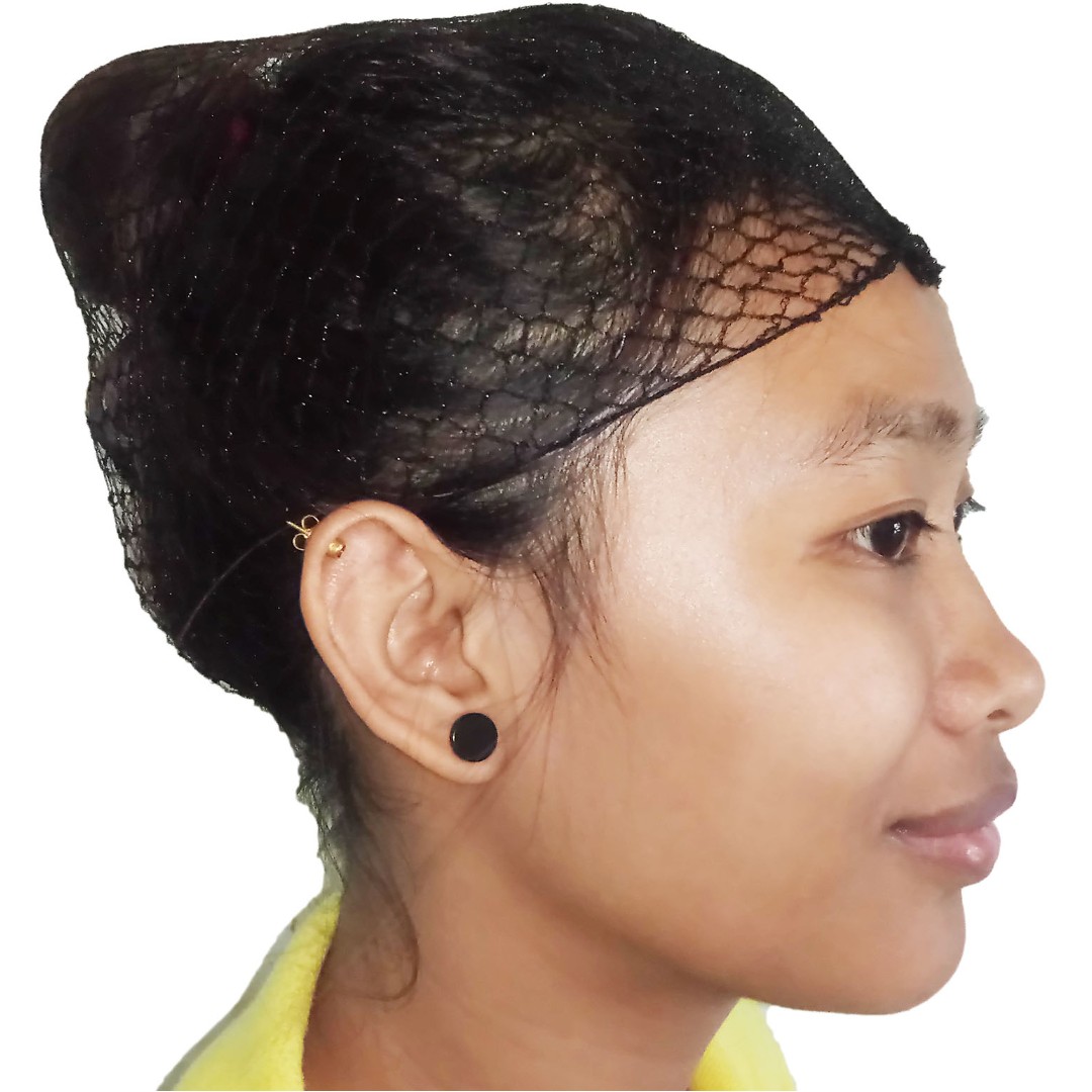 BLACK HAIR NET for food industry, Women's Fashion, Watches & Accessories,  Hair Accessories on Carousell