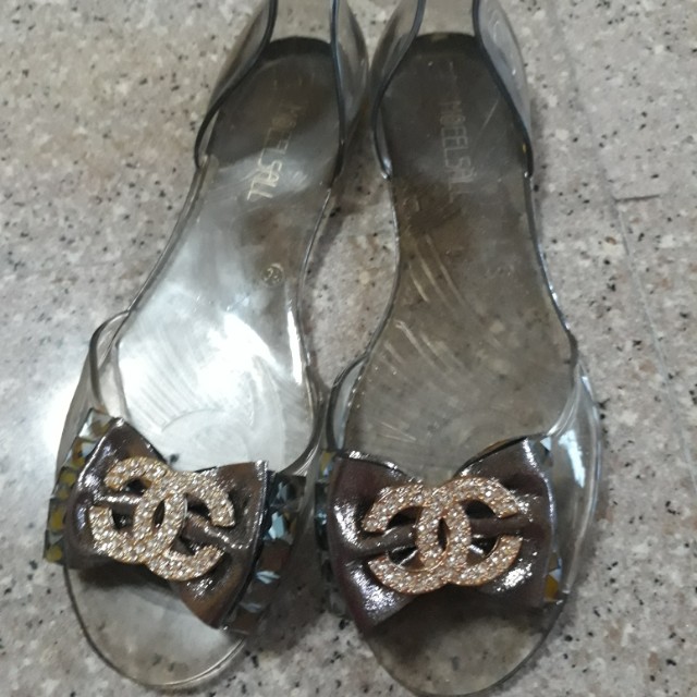 Chanel jelly shoes shop
