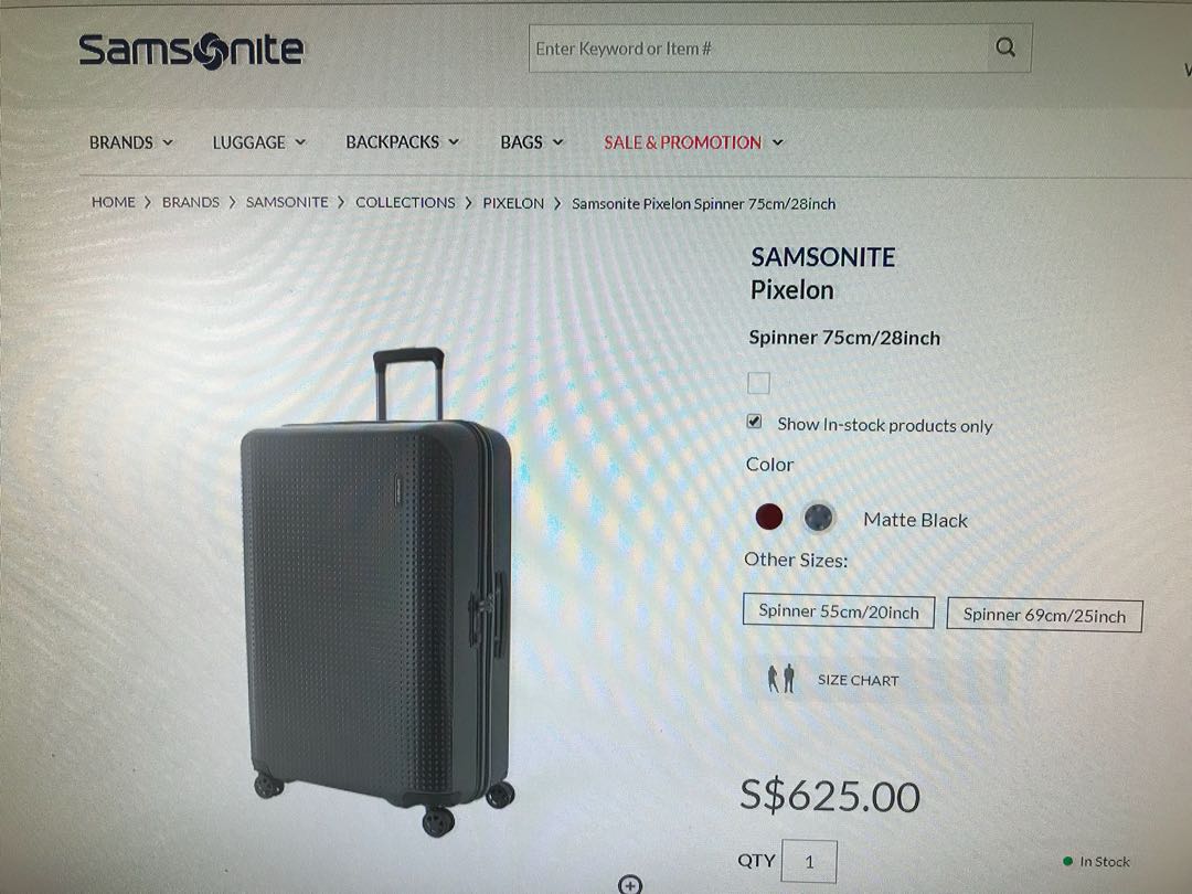 samsonite pixelon 25 inch