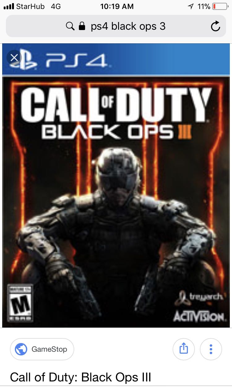Call Of Duty Black Ops 3 Ps4 Luxury Apparel On Carousell