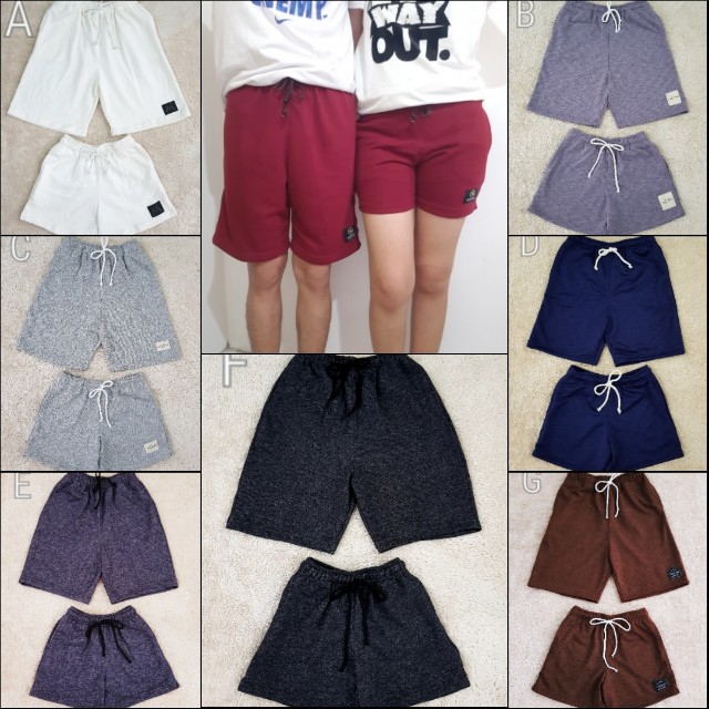 Couple sweat shorts clearance