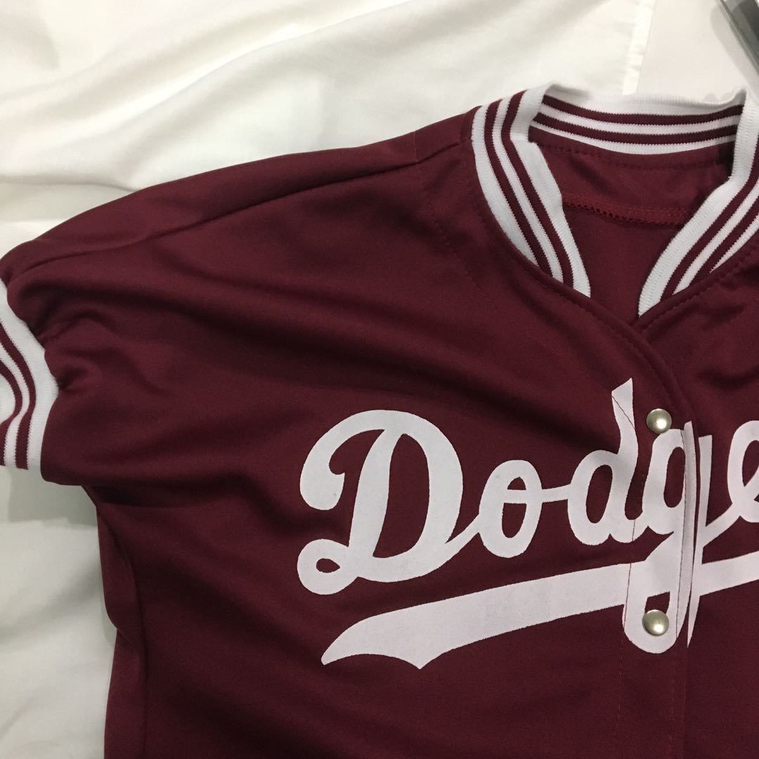 maroon baseball jersey
