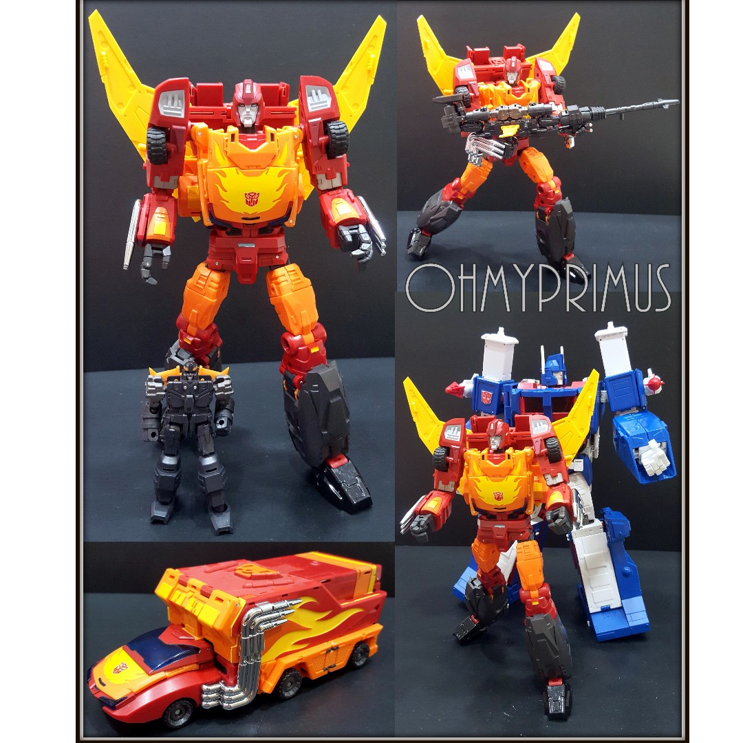 New Transformers DX9 D06 T Carry Hot Rod Rodimus Prime Figure In Stock MISB 