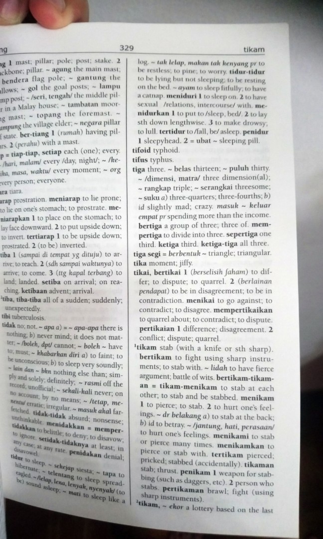 English Malay Dictionary Hobbies Toys Books Magazines Textbooks On Carousell