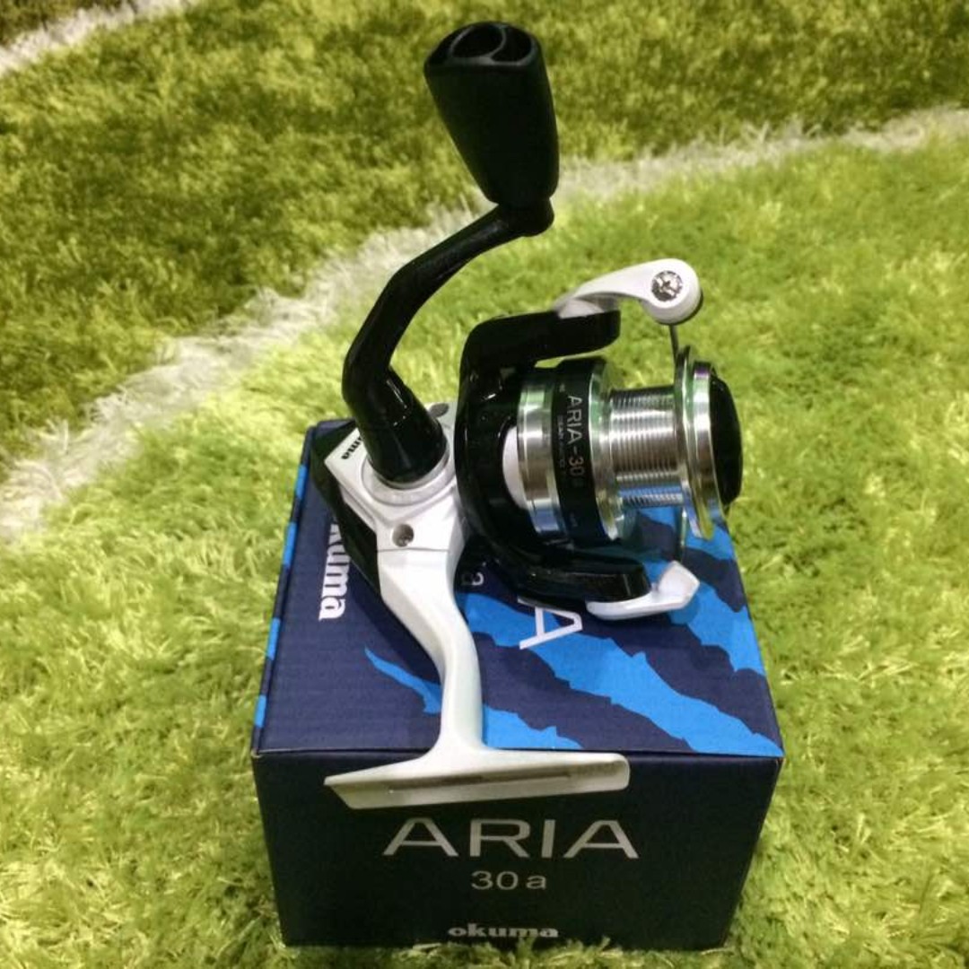 Fishing Reel / mesin OKUMA Aria 30 new, Sports Equipment, Fishing on  Carousell