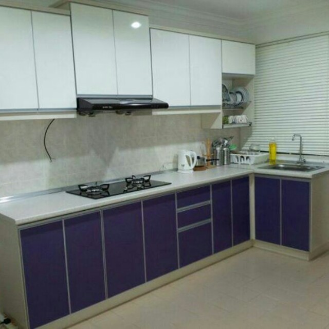 Kabinet Dapur Perabut Table Top Rumah Perabot Di Carou Photo