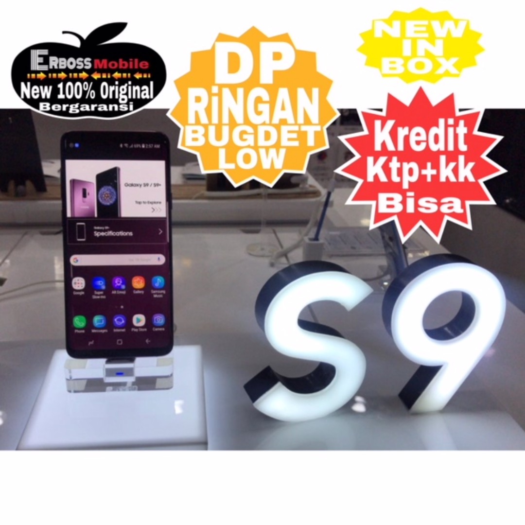 Kredit Low Dp Samsung S9 64 4GB New Resmi Ditoko Ktp Kk Bisa Wa