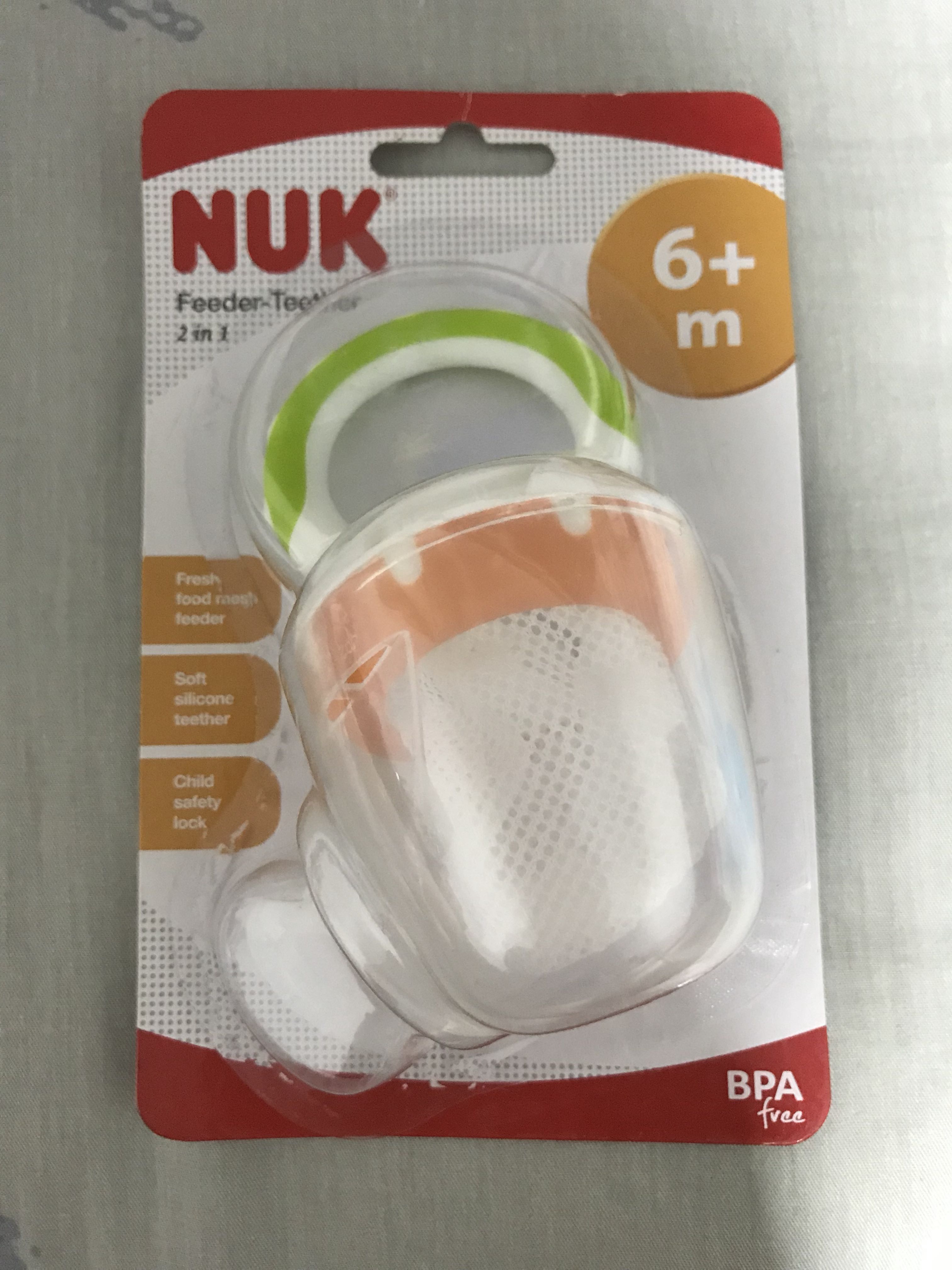nuk feeder teether
