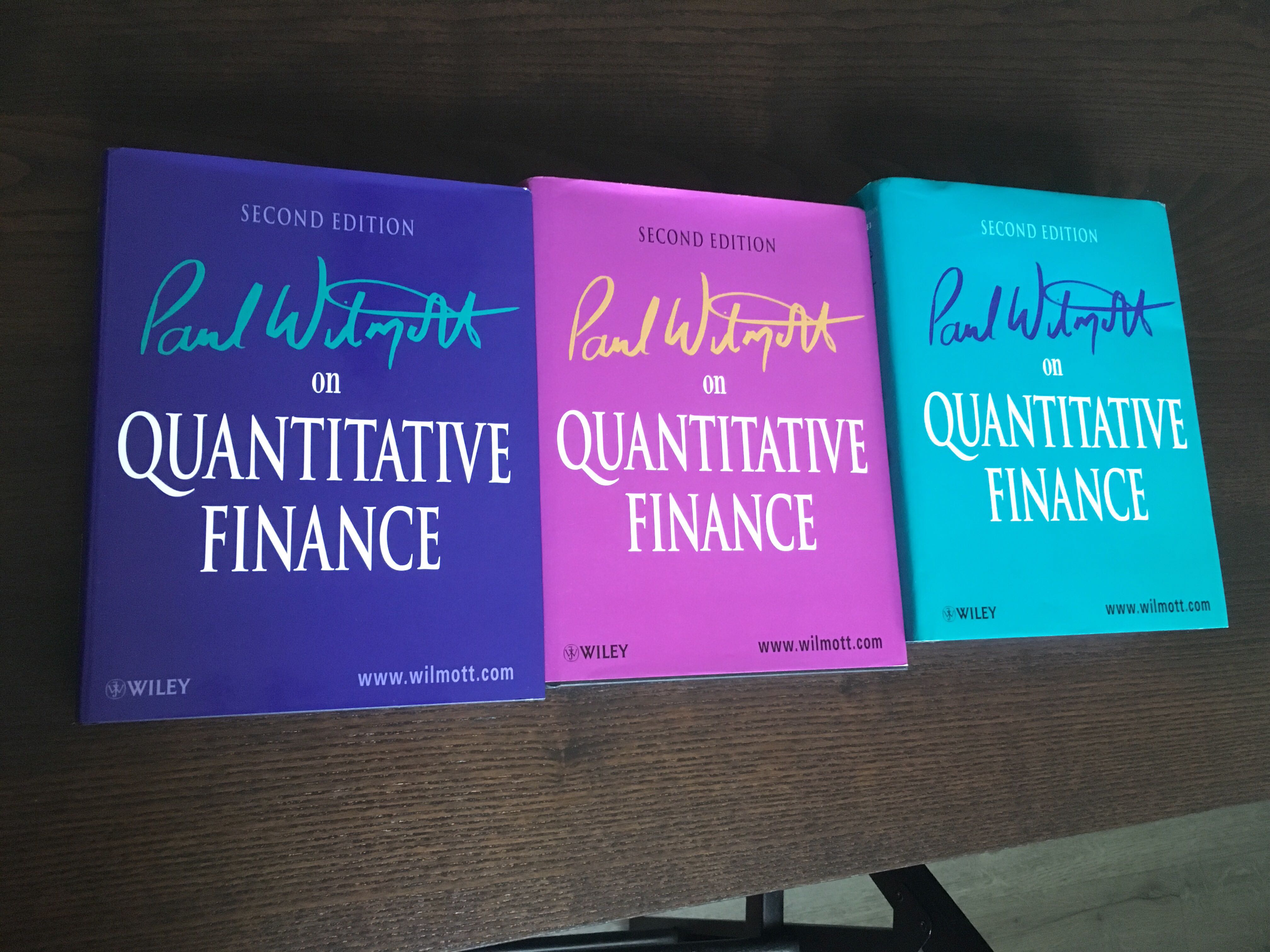 Paul Wilmott On Quantitative Finance Pdf