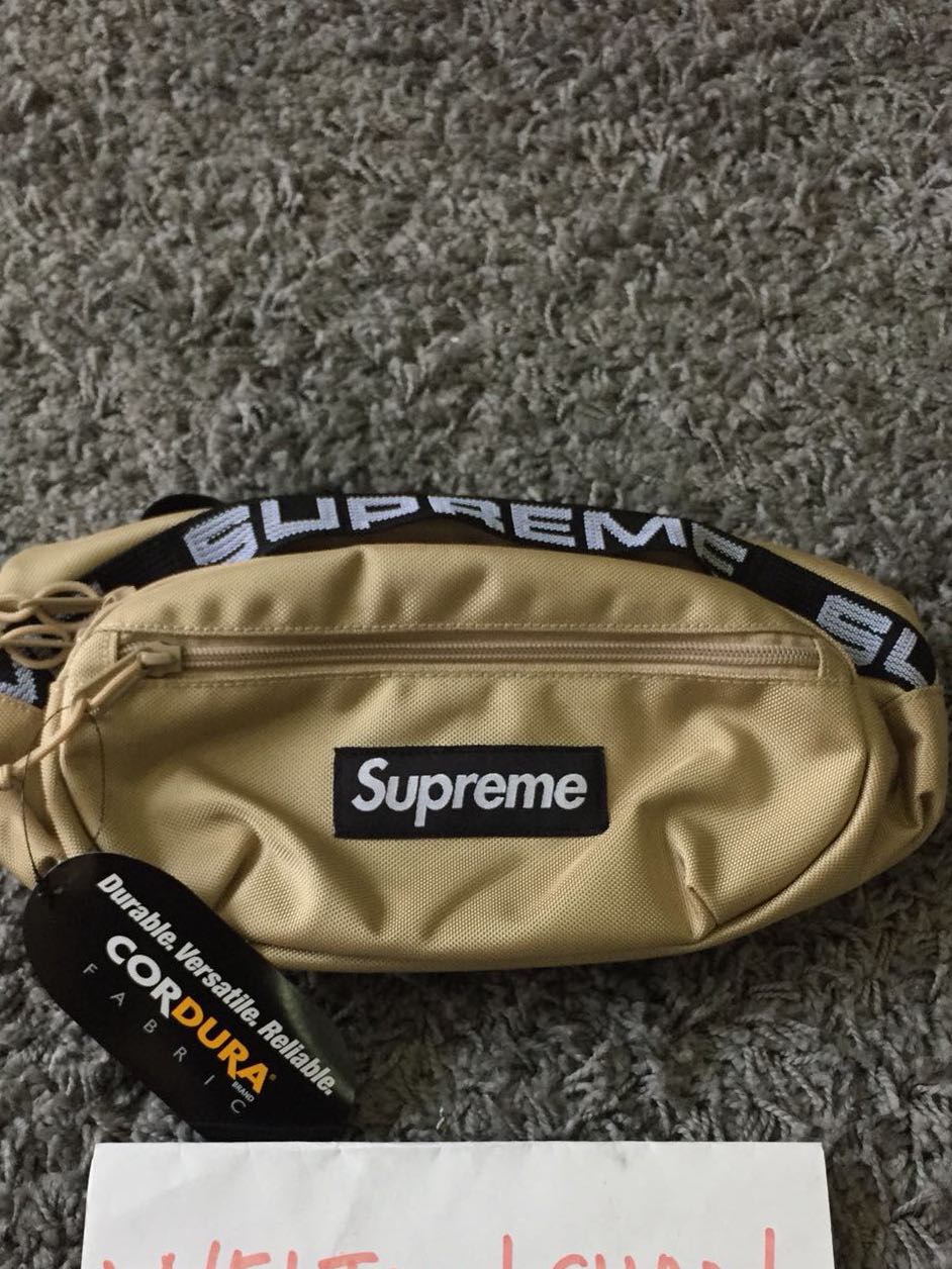 SUPREME WAIST BAG, SS21, TAN