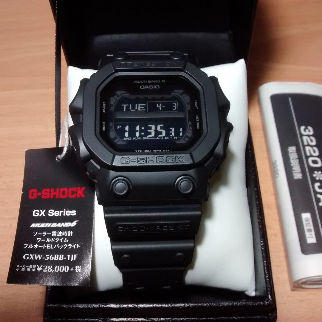 The Black King" Atomic Casio G-Shock GXW-56BB-1JF, Men's Fashion, Watches   Accessories, Watches on Carousell