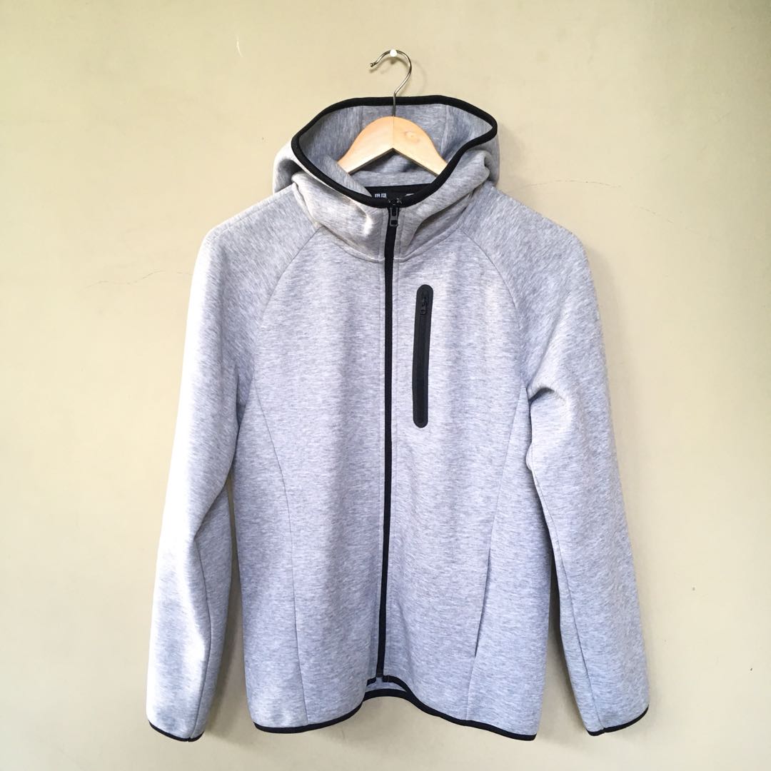 Jaket sweat hoodie resleting dry stretch deals