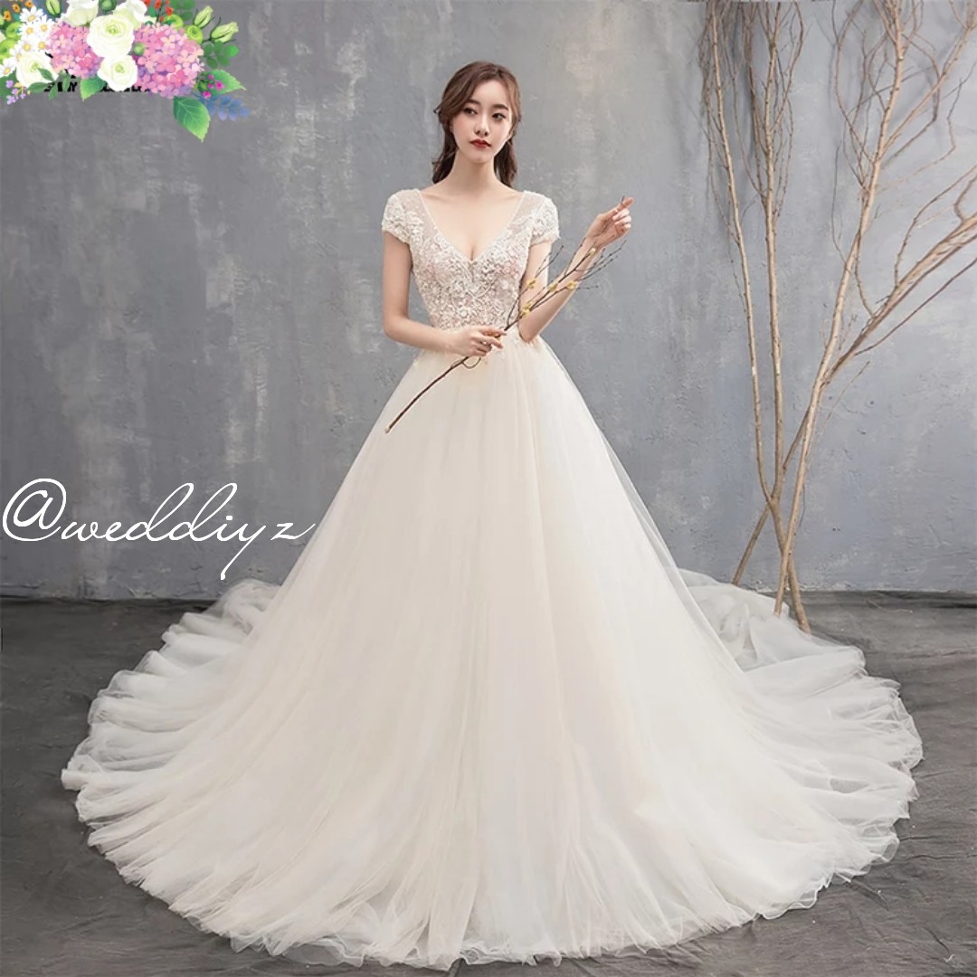 white princess frock