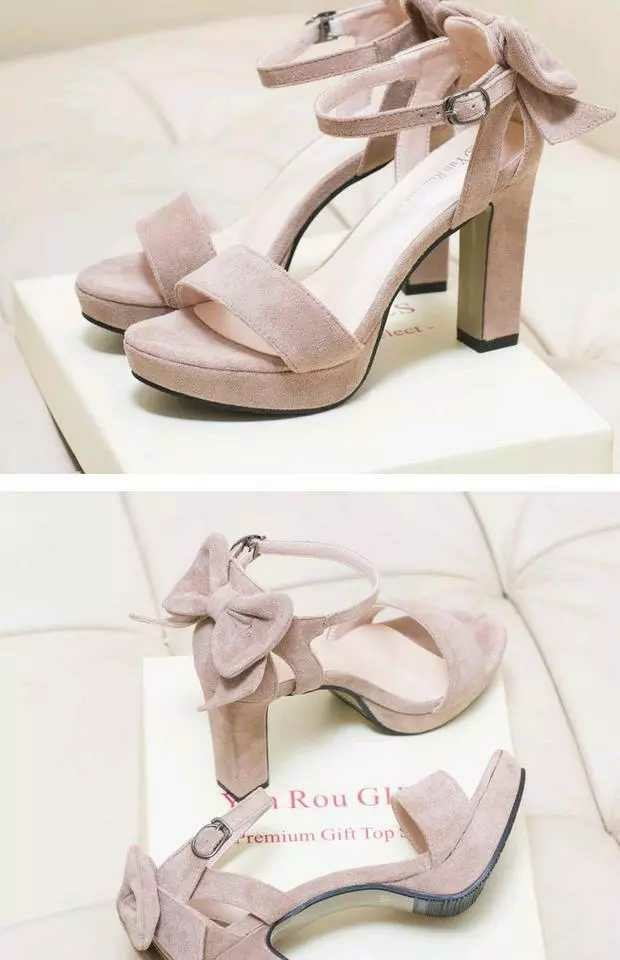 apricot color heels
