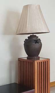 Antique cast iron lampshade