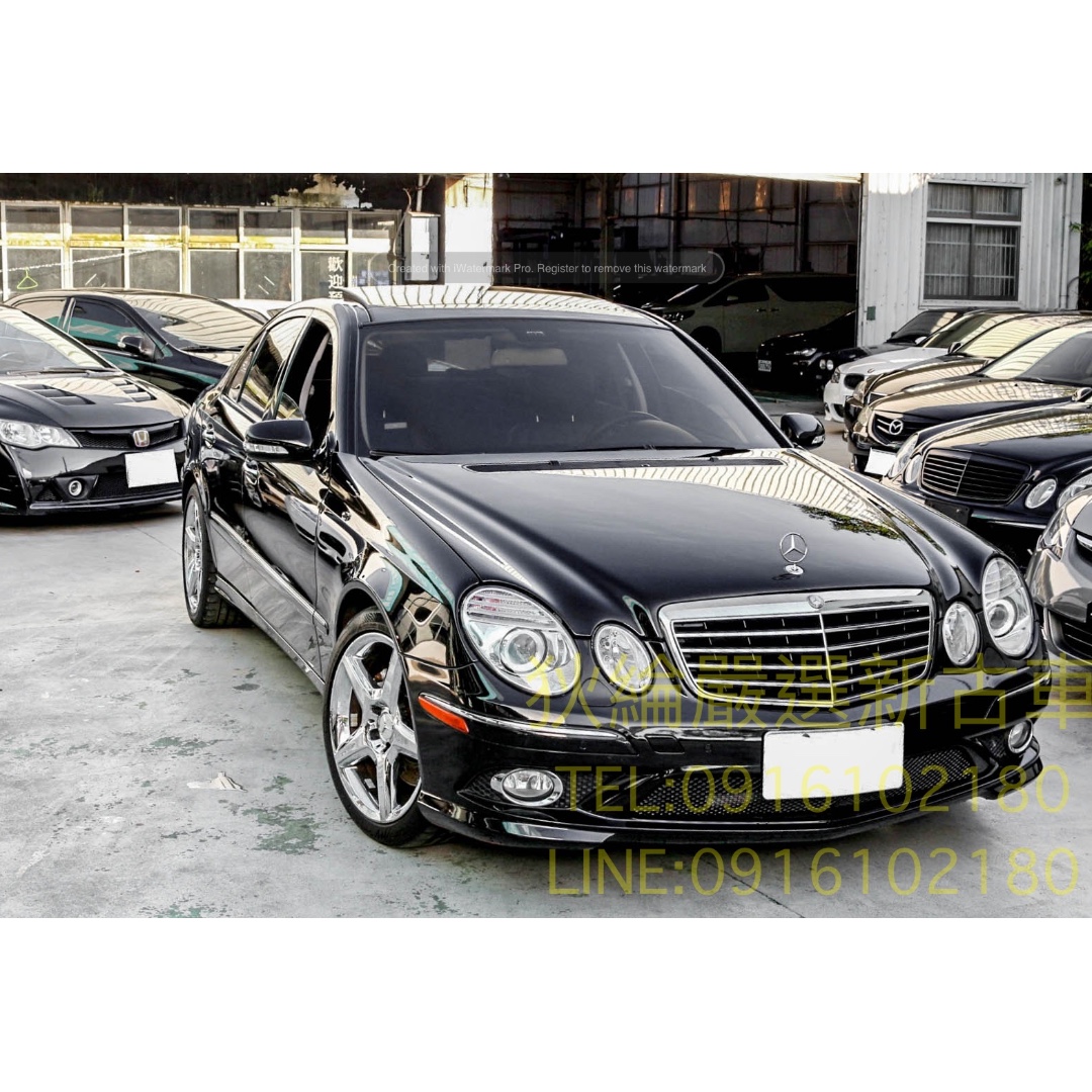 08年mercedes Benz W211 50 黑 汽車 汽車出售在旋轉拍賣