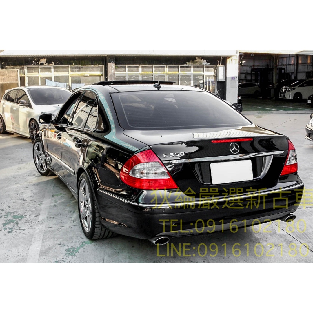 08年mercedes Benz W211 50 黑 汽車 汽車出售在旋轉拍賣