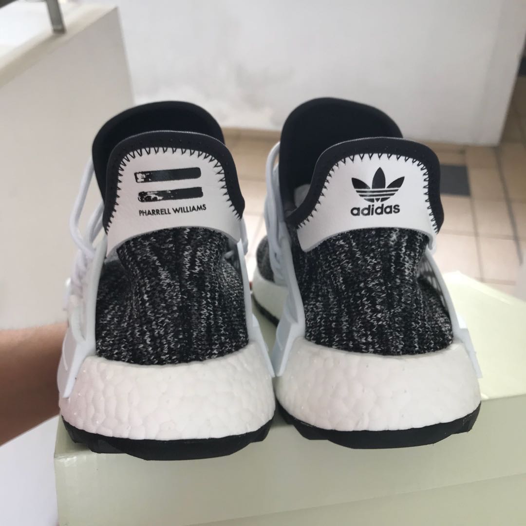 Adidas NMD Hu Oreo Pharrell 8.5US Men s Fashion Footwear Sneakers on Carousell