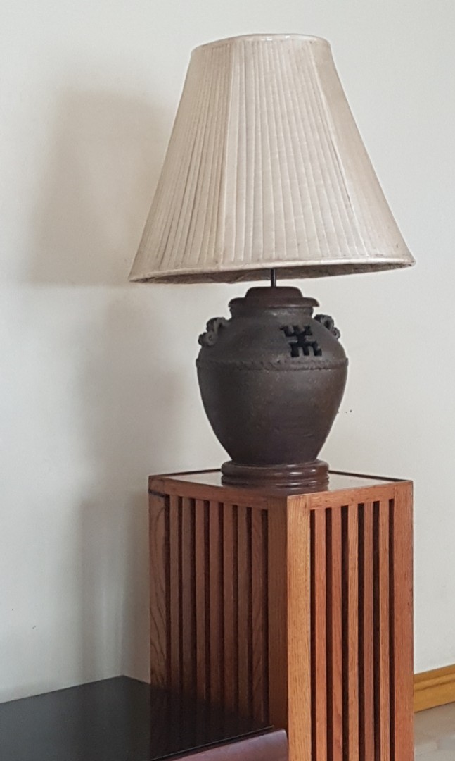 Antique cast iron lampshade, Furniture & Home Living, Lighting & Fans
