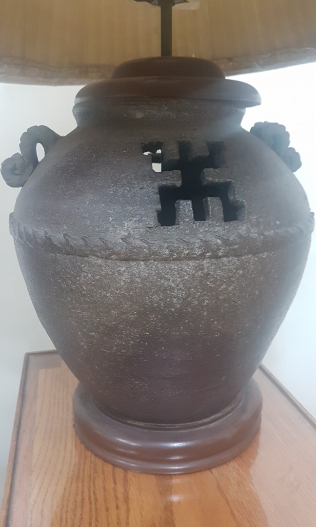 Antique cast iron lampshade, Furniture & Home Living, Lighting & Fans