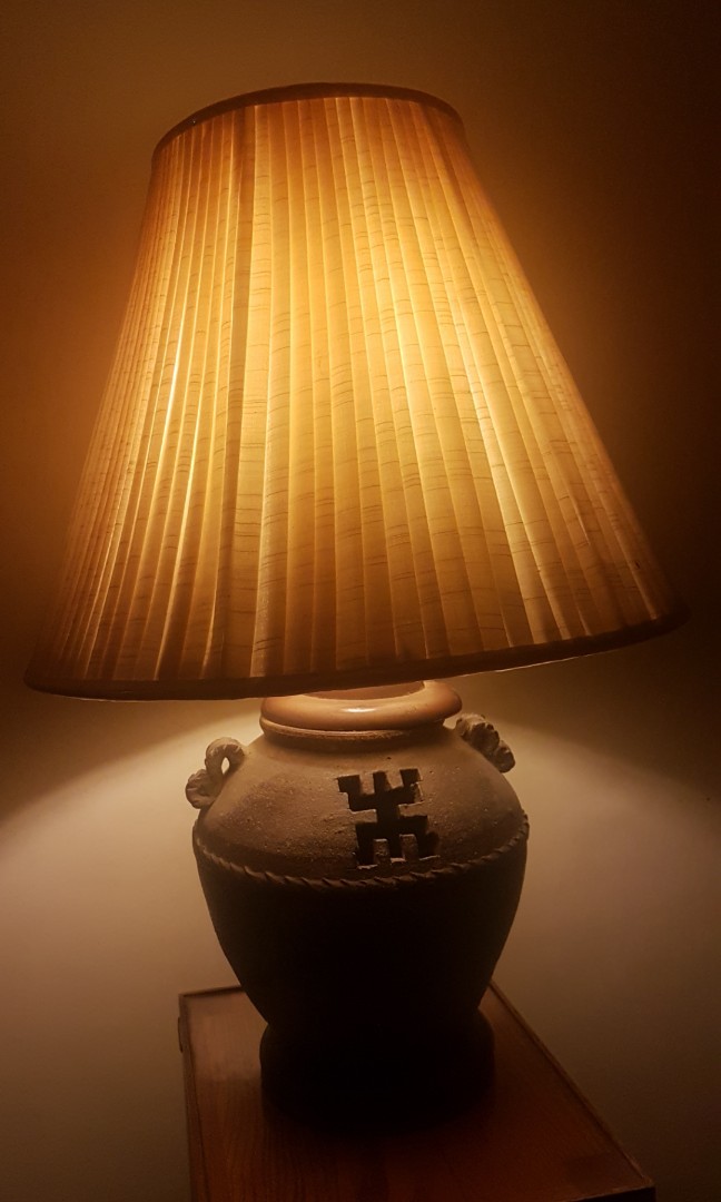 Antique cast iron lampshade, Furniture & Home Living, Lighting & Fans