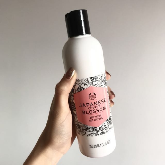 Japanese cherry blossom cheap body lotion body shop