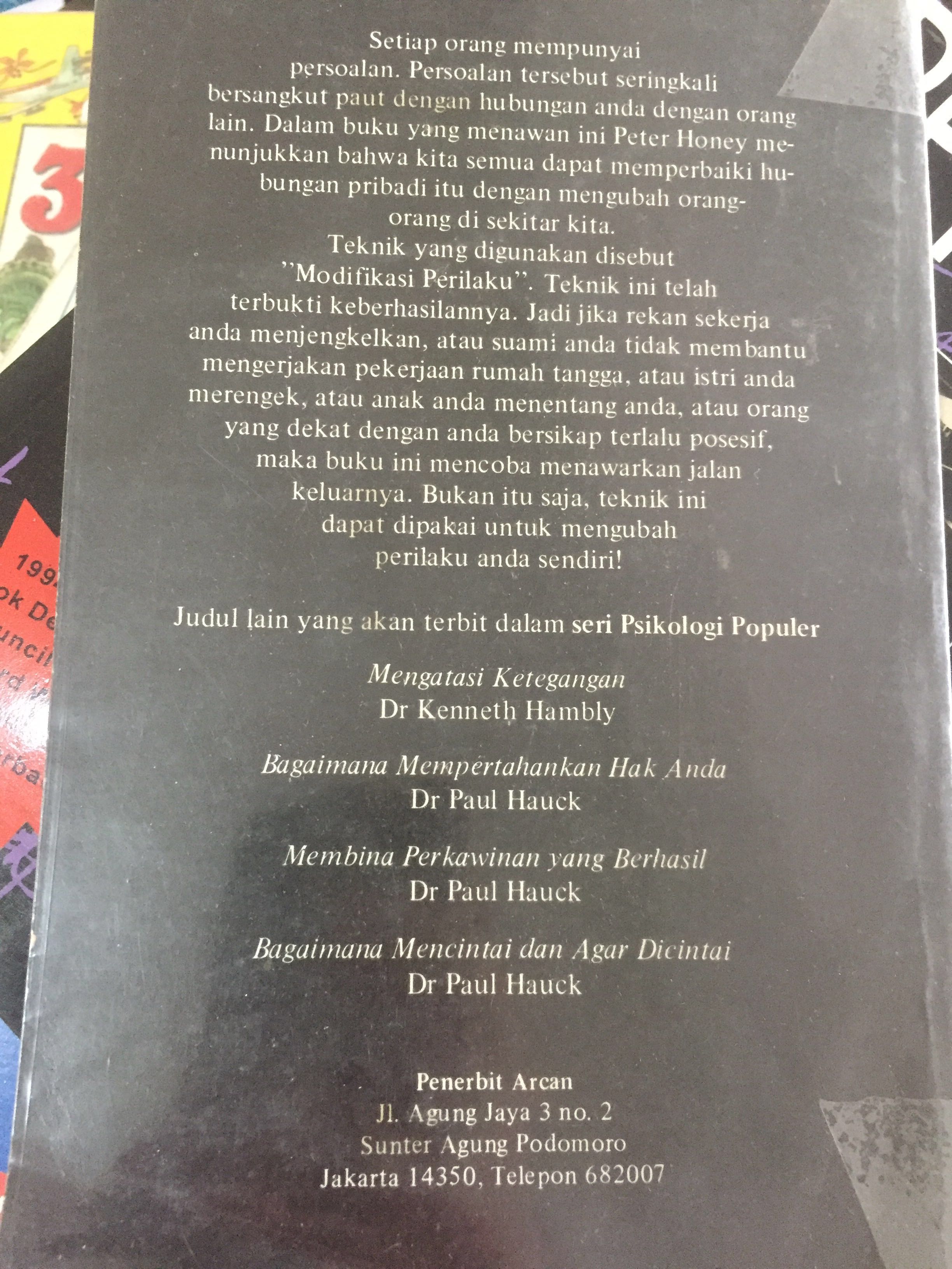Buku Psikologi Populer Memecahkan Persoalan Pribadi Buku Alat Tulis Buku Di Carousell