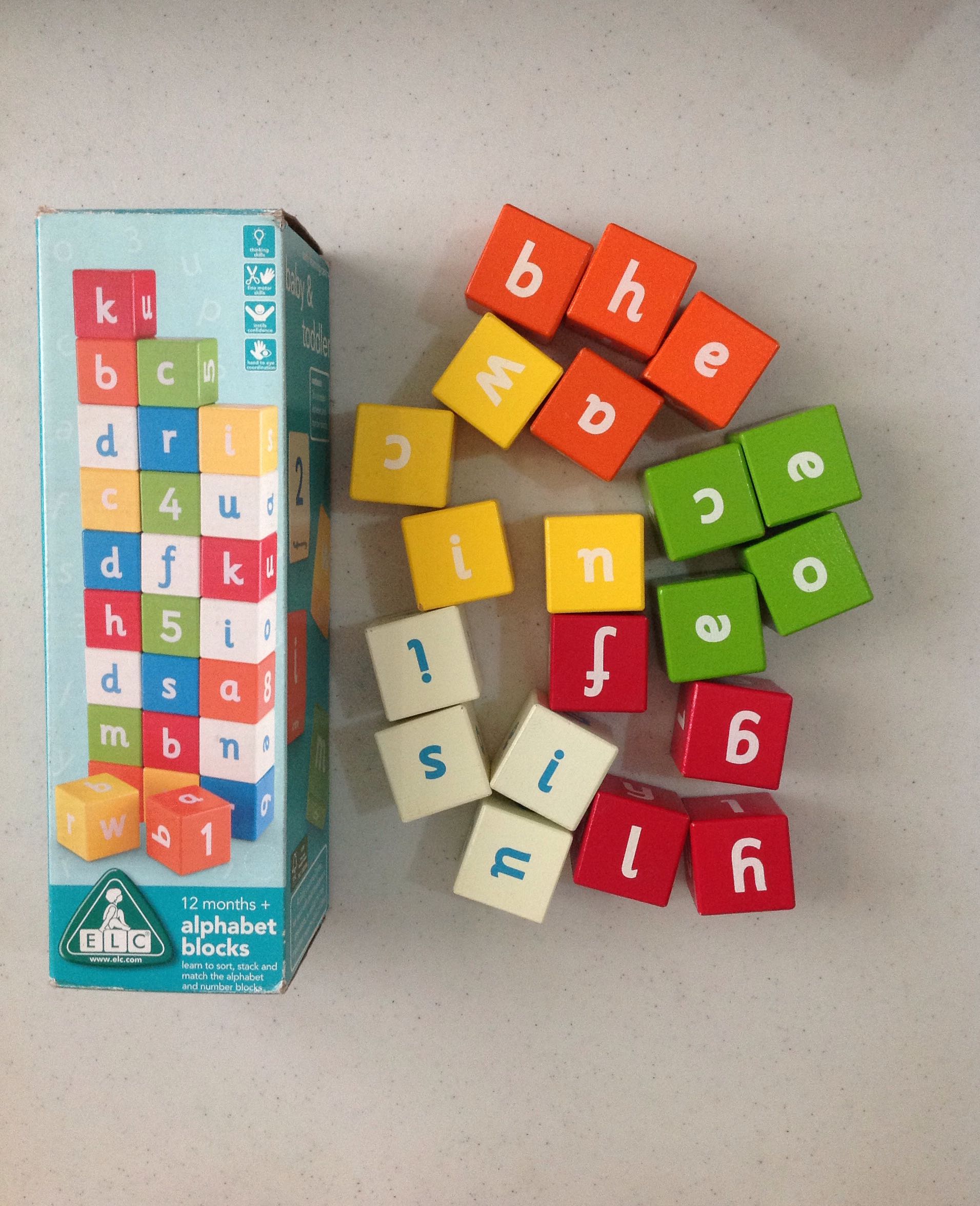 Elc alphabet blocks hotsell