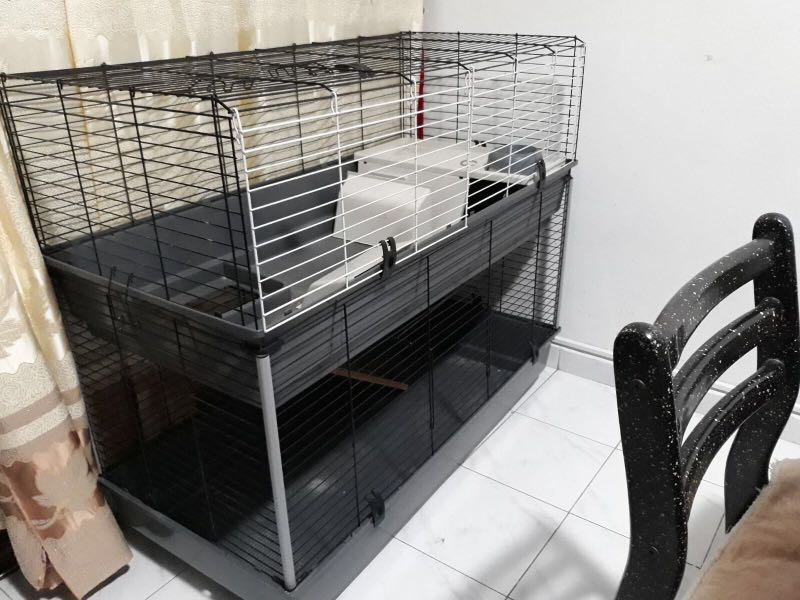 ferplast double rabbit cage