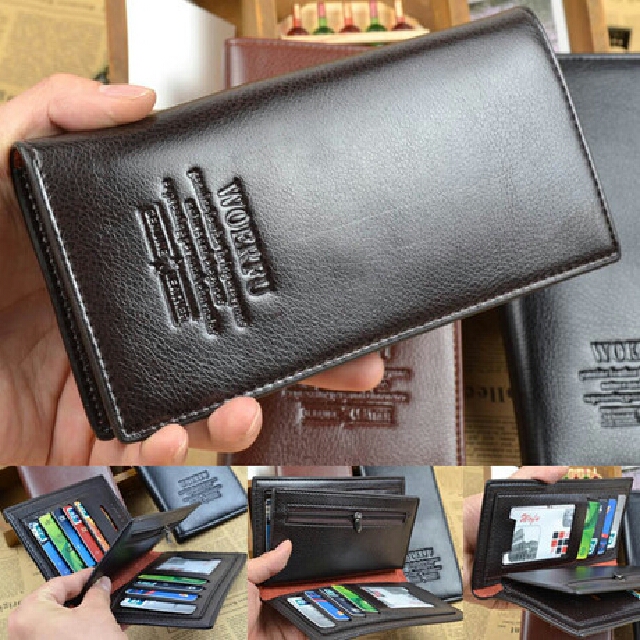 Free Pos Dark Brown Woerfu wallet 3 fold