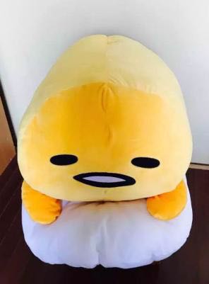 big gudetama plush