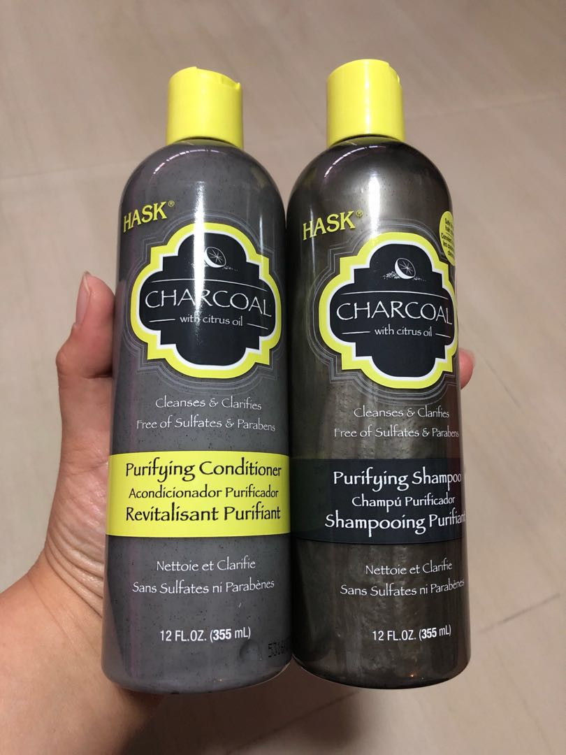 HASK Charcoal with citrus oil shampoo & conditioner, Beauty