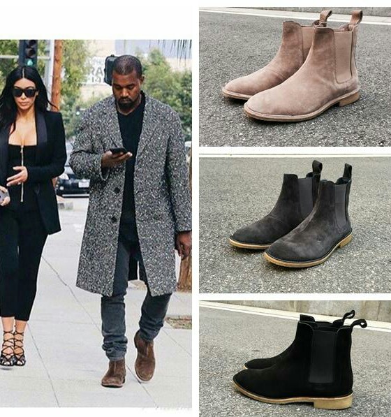 Instocks Projects Style Black Tan Suede Chelsea Boots Great Quality Only Uk8 Uk9 10 Men S Fashion Footwear On Carousell