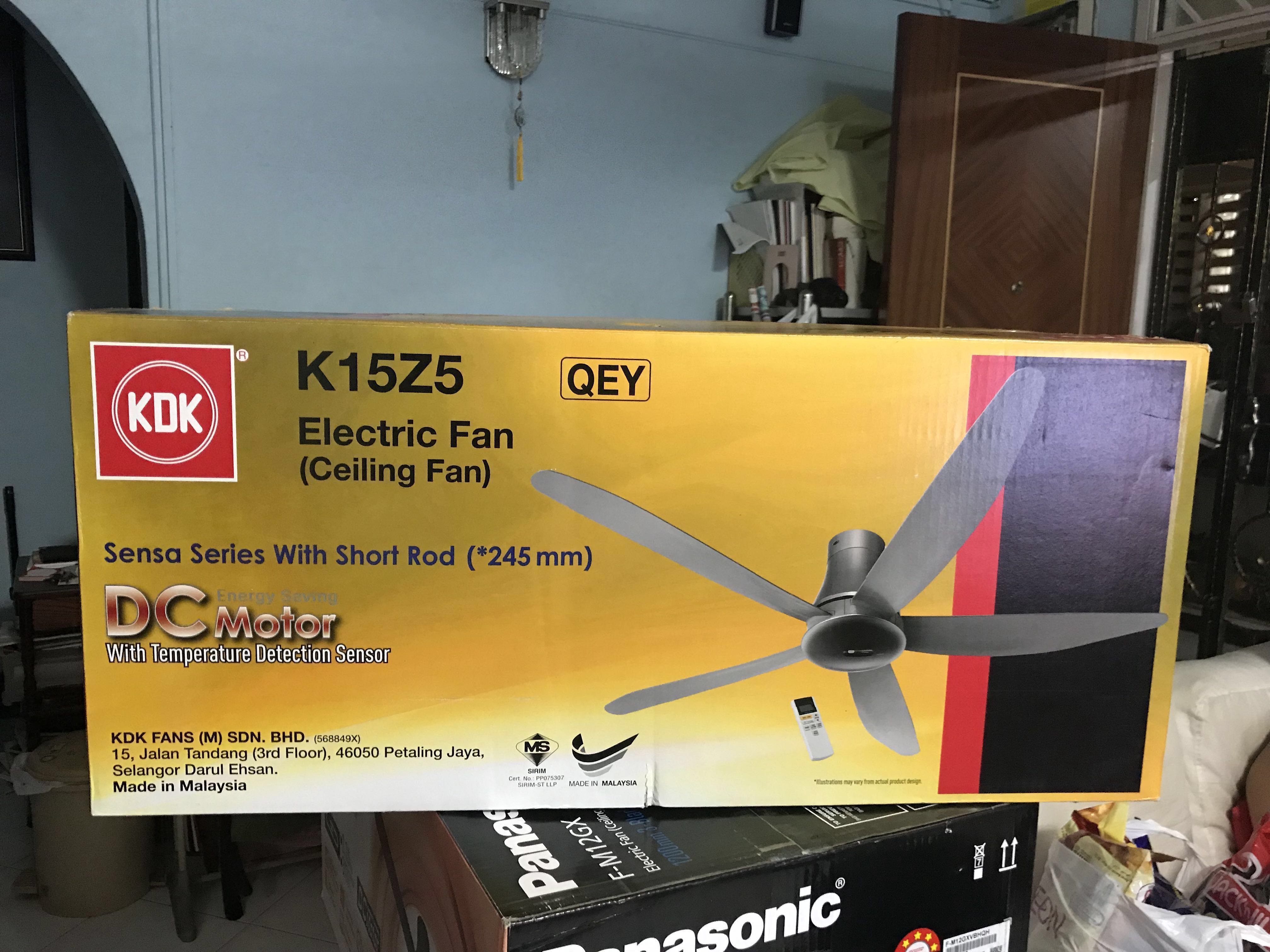 KDK Ceiling Fan K15Z5, Furniture & Home Living, Lighting & Fans, Fans