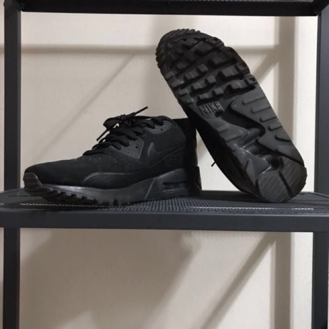 Nike air max 9 ultra moire triple black on sale