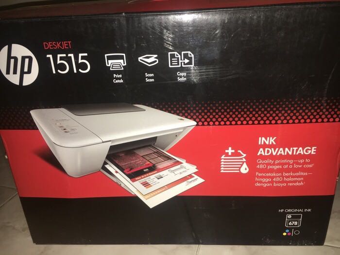 Printer Hp Deskjet Ink Advantage 1515 Print Scan Copy Elektronik Bagian Komputer Aksesoris Di Carousell