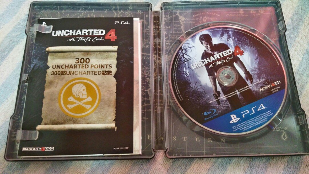 Ps4 Uncharted 4 Full Box Toys Games Video Gaming Video