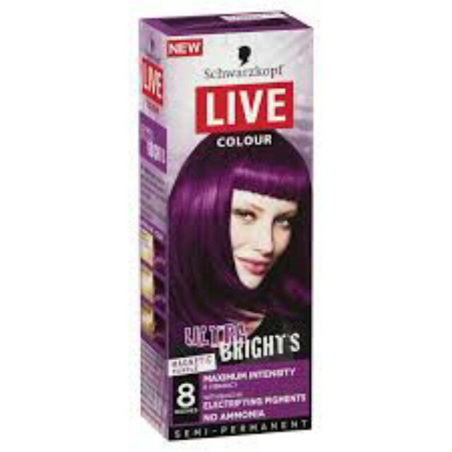 Schwarzkopf Hair Dye Purple Bright