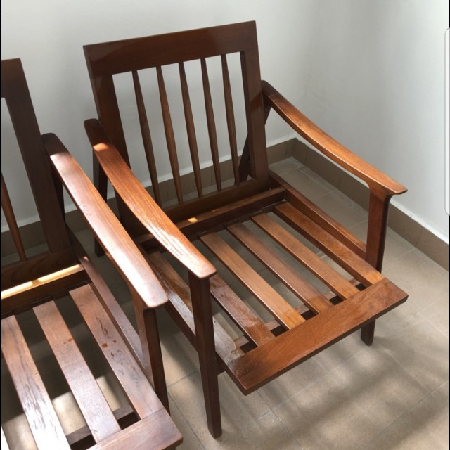Solid Wood Chair, Furniture & Home Living, Furniture, Chairs on Carousell