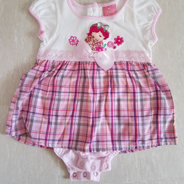 strawberry shortcake baby dress