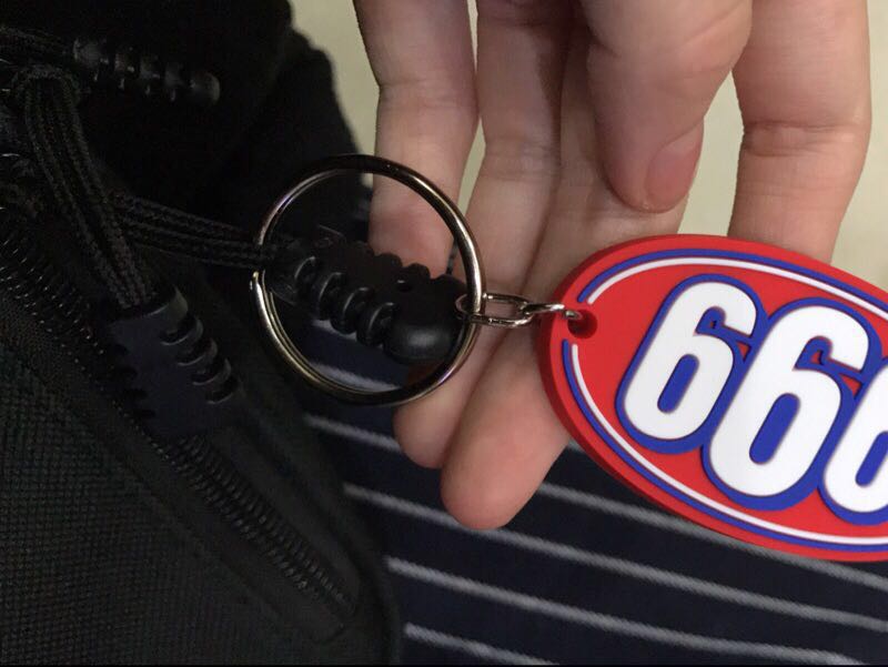 Supreme 666 Keychain HK AAA