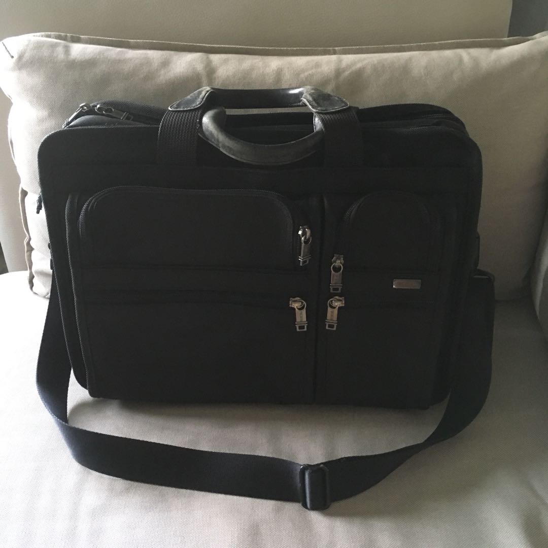 TUMI 26041D4 Alpha Safecase Expandable Laptop Business Briefcase