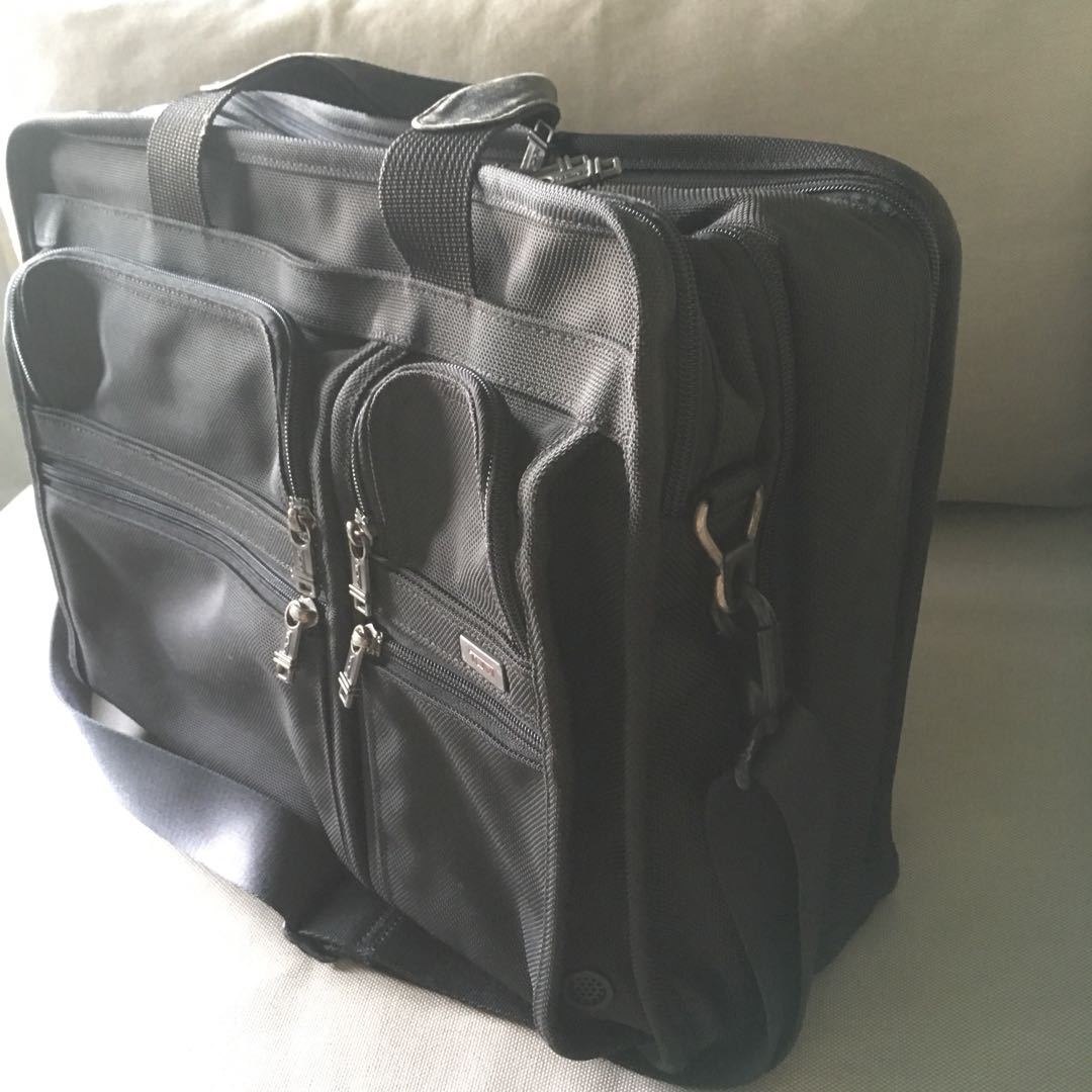 TUMI 26041D4 Alpha Safecase Expandable Laptop Business Briefcase