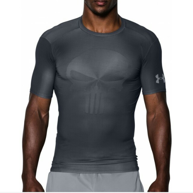 Maladroit Lounge Dalset Under Armour alter ego PUNISHER compression shirt, Men's Fashion,  Activewear on Carousell