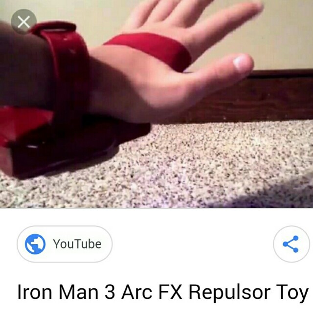 *FLASHING* MARVEL Iron Man ARC FX Wrist Repulsor *EMIT LIGHT & SOUND ...